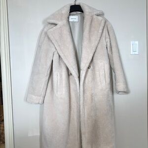 Babaton Oat Beige Teddy Jacket